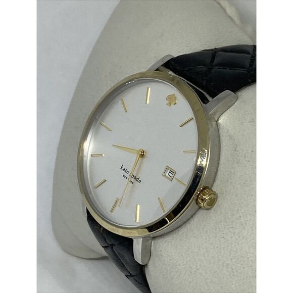 Kate Spade 0125 Women\'s Black Leather Analog White Dial Quartz Wrist Watch XX904 main image 6